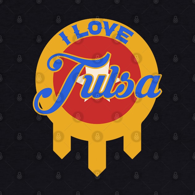 I Love Tulsa Flag by SmartLegion